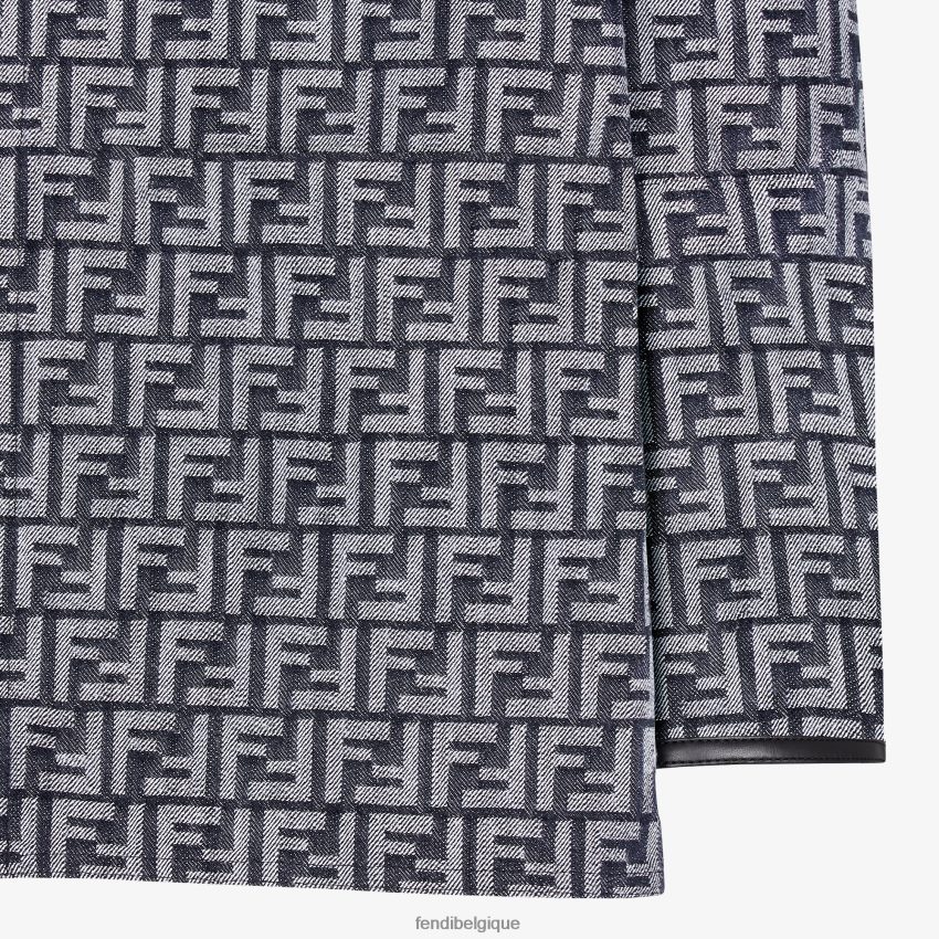 vêtements Fendi veste en jean ff bleu hommes 8X8J2J2039 Fendi Belgique