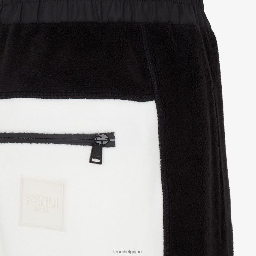 vêtements Fendi pantalon en polaire blanc hommes 8X8J2J2106 Fendi Lunette De Soleil