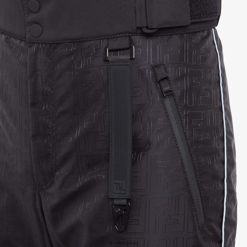 vêtements Fendi pantalon en tissu technique noir hommes 8X8J2J2103 Fendi Lunette De Soleil