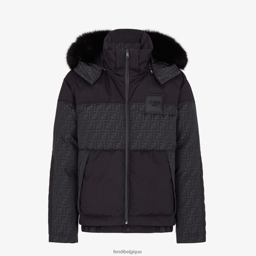 vêtements Fendi veste en tissu technique noir hommes 8X8J2J2161 Fendi Sac