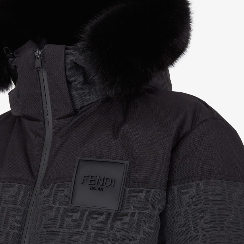 vêtements Fendi veste en tissu technique noir hommes 8X8J2J2161 Fendi Sac